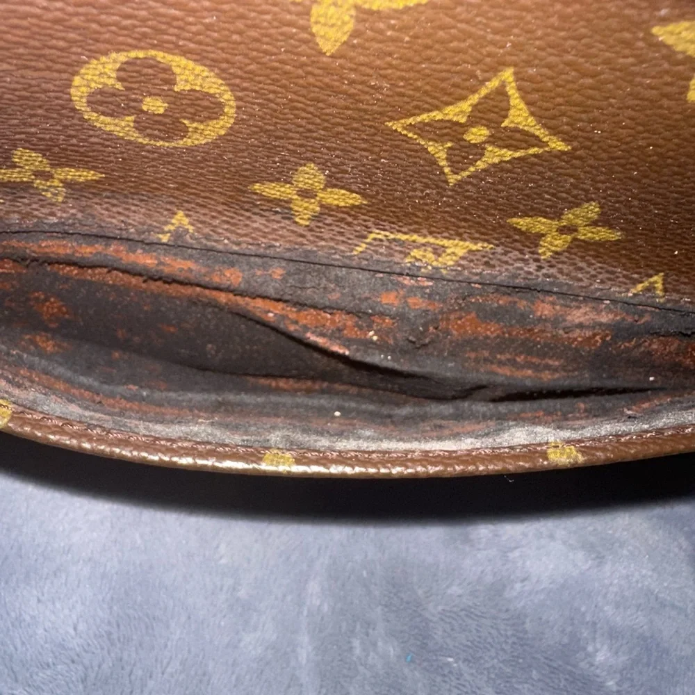 AUTHENTIC Louis Vuitton Monogram Zip Pouch Wristlet - Picture 5 of 8